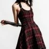 Killstar Clothing Rebellion Dress | Blood Tartan