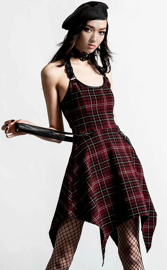 Killstar Clothing Rebellion Dress | Blood Tartan 3 Killstar Clothing Rebellion Dress | Blood Tartan
