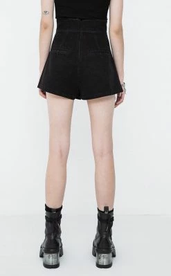 Punk Rave Reckless Denim Shorts Clothing