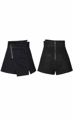 Punk Rave Reckless Denim Shorts Clothing