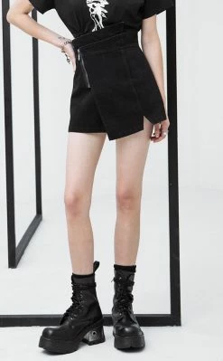 Punk Rave Reckless Denim Shorts Clothing