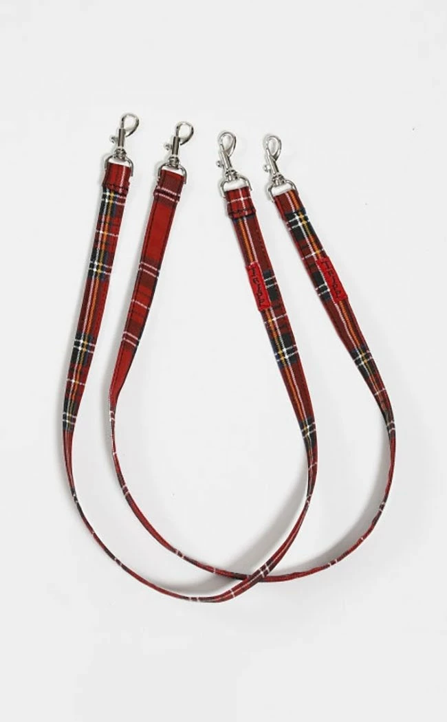 Tripp NYC Accessories Red Tartan Bondage Straps 4 Tripp NYC Accessories Red Tartan Bondage Straps