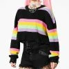 Killstar Regenboden Knit Crop Sweater