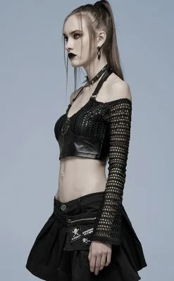 Punk Rave Relentless Crop Top Clothing