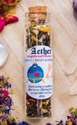 Aether Resin Incense Blend | Ambrosia | Small Witchcraft