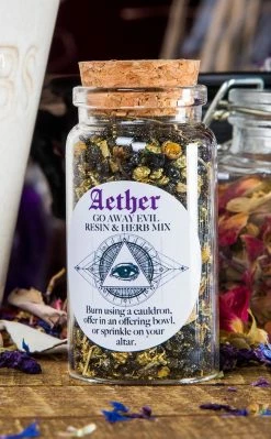 Aether Witchcraft Resin Incense Blend Go Away Evil Extra Large