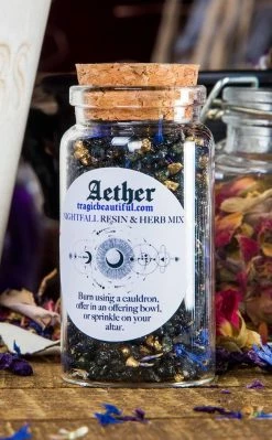 Aether Resin Incense Blend - Nightfall - Extra Large Witchcraft