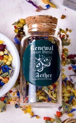 Aether Witchcraft Resin Incense Blend - Renewal | Extra Large