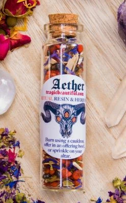Aether Resin Incense Blend | Ritual | Small