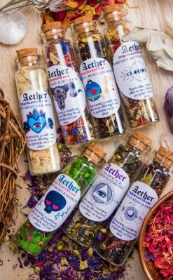 Aether Resin Incense Set Of Seven Witchcraft