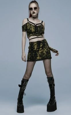 Punk Rave Risen Mini Skirt Clothing