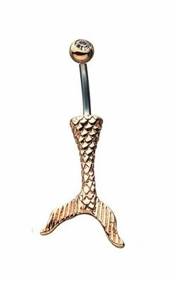 TB Rose Gold Mermaid Navel/Belly Ring Sale