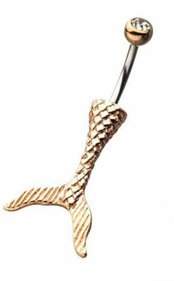 TB Rose Gold Mermaid Navel/Belly Ring Sale