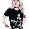 Restyle Clothing Rose Pentagram Classic T-shirt