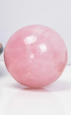 Crystals Rose Quartz Sphere Witchcraft