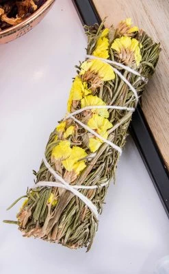 Incense Witchcraft Rosemary & Yellow Sinuata Smoke Cleansing Stick | 10cm