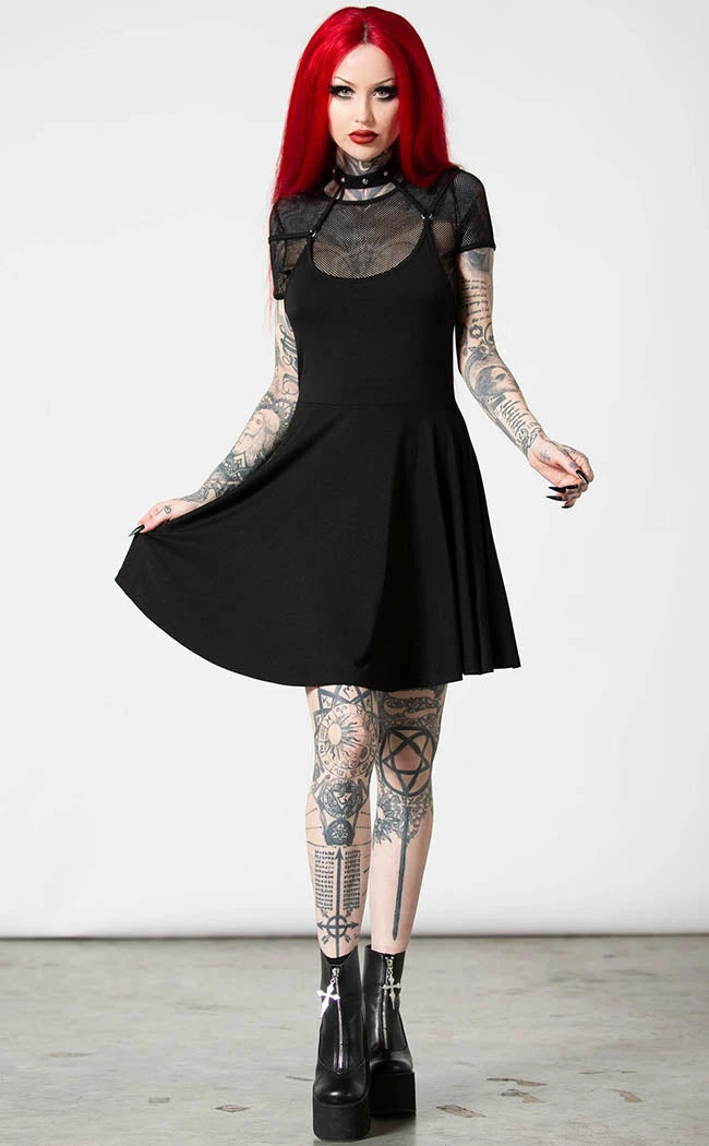 Killstar Rotten Luck Skater Dress Dresses 4 Killstar Rotten Luck Skater Dress Dresses