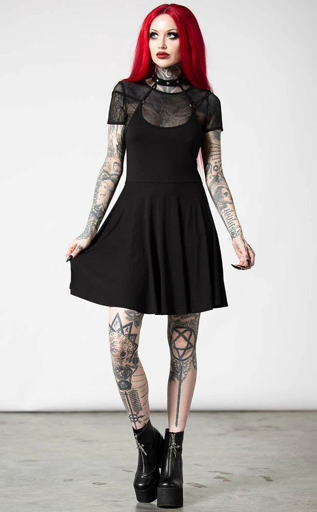 Killstar Rotten Luck Skater Dress Dresses 3 Killstar Rotten Luck Skater Dress Dresses