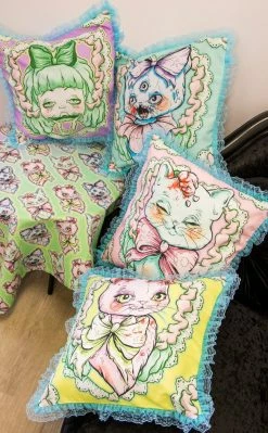 Drop Dead Gorgeous Rottie Frilly Dolly Cushion Slip Home & Gifts