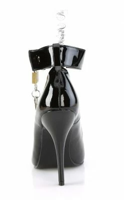 Pleaser Pole Shoes SEDUCE-432 Black Patent Lock Heels