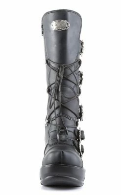 Demonia SINISTER-203 Black Steampunk Boots