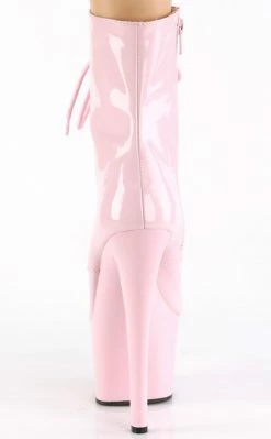 Pleaser SKY-1020 Baby Pink Ankle Boots Pole Shoes
