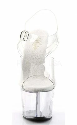 Pleaser Pole Shoes SKY-308 Clear Heels