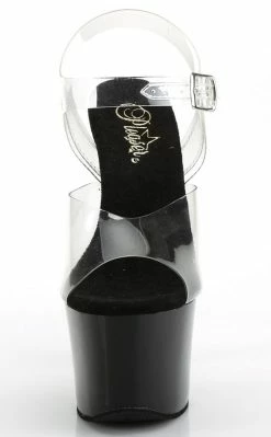 Pleaser SKY-308CRS Champagne Rhinestone Heels Pole Shoes