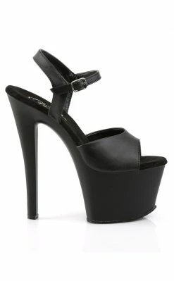 Pleaser SKY-309 Black Matte Heels