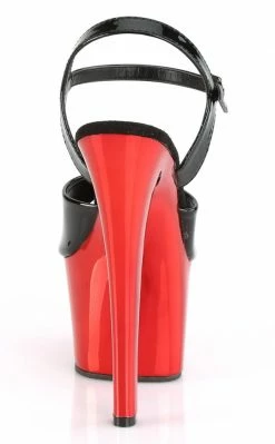 Pleaser SKY-309 Red Chrome Heels Pole Shoes