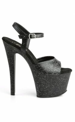 Pleaser SKY-309MMG Black Matte Heels