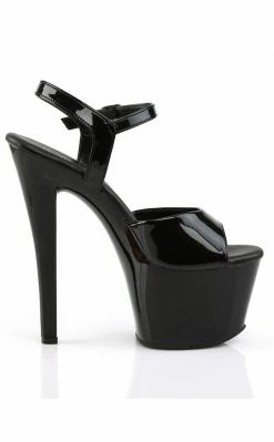Pleaser SKY-309VL Black Patent Heels