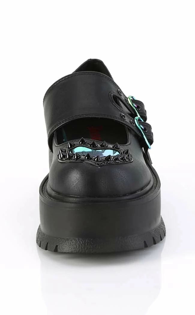 Demonia SLACKER-25 Black Matte Mary Janes 4 Demonia SLACKER-25 Black Matte Mary Janes