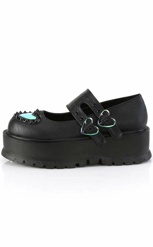 Demonia SLACKER-25 Black Matte Mary Janes 5 Demonia SLACKER-25 Black Matte Mary Janes