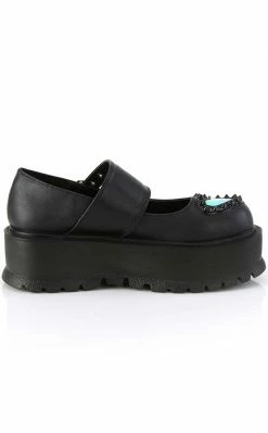 Demonia SLACKER-25 Black Matte Mary Janes 11 Demonia SLACKER-25 Black Matte Mary Janes