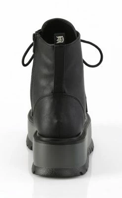 Demonia SLACKER-55 Black Matte Ankle Boots Platform Shoes 11 Demonia SLACKER-55 Black Matte Ankle Boots Platform Shoes