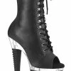 Pleaser SPECTATOR-1021 Black Matte Ankle Boots 1 Pleaser SPECTATOR-1021 Black Matte Ankle Boots