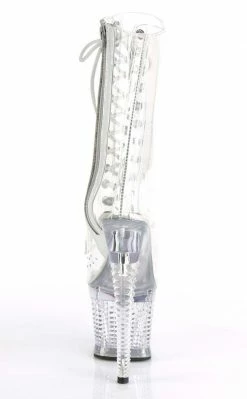 Pleaser SPECTATOR-1040C Clear/Clear Ankle Boots