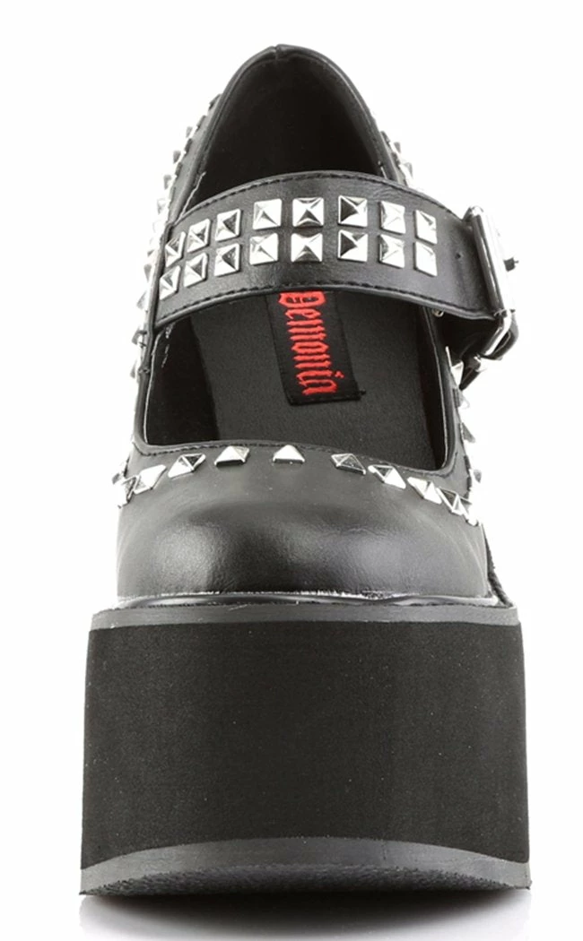 Demonia SWING-03 Black Vegan Leather Platform Mary Janes 4 Demonia SWING-03 Black Vegan Leather Platform Mary Janes