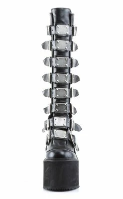 Demonia SWING-815 Black Trinity Platform Knee High Boots (Au Stock)