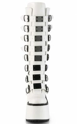 Demonia SWING-815 White Trinity Platform Knee High Boots (Au Stock) 10 Demonia SWING-815 White Trinity Platform Knee High Boots (Au Stock)