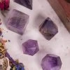 Crystals Sacred Geometry Set Of 5 | Amethyst