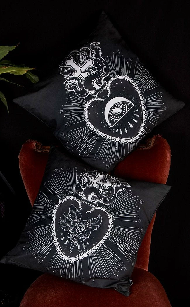 Drop Dead Gorgeous Sacred Heart Cushion Set Home & Gifts 4 Drop Dead Gorgeous Sacred Heart Cushion Set Home & Gifts