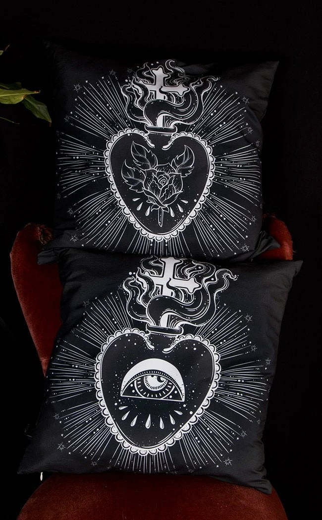 Drop Dead Gorgeous Sacred Heart Cushion Set Home & Gifts 3 Drop Dead Gorgeous Sacred Heart Cushion Set Home & Gifts