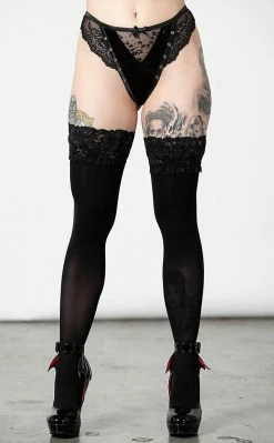 Killstar Sacred Spirits Velvet Panty | Black Clothing 8 Killstar Sacred Spirits Velvet Panty | Black Clothing