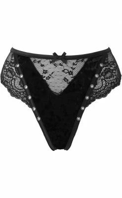 Killstar Sacred Spirits Velvet Panty | Black Clothing 10 Killstar Sacred Spirits Velvet Panty | Black Clothing