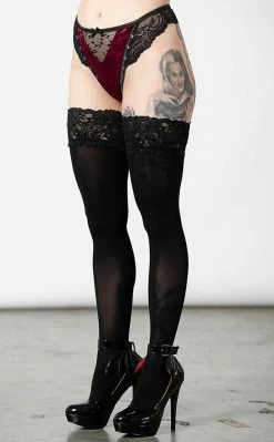 Killstar Sacred Spirits Velvet Panty | Blood
