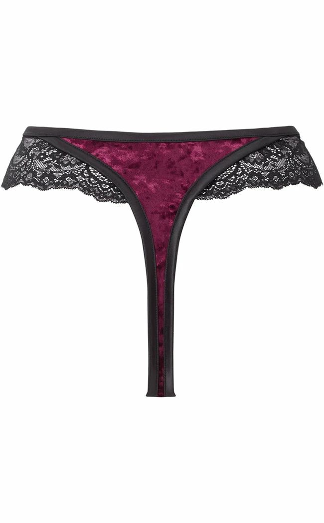Killstar Sacred Spirits Velvet Panty | Blood 8 Killstar Sacred Spirits Velvet Panty | Blood