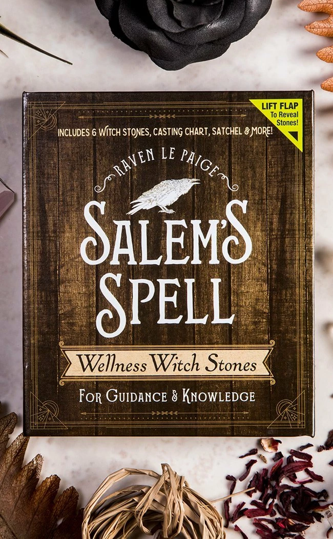 Crystals Salem's Spell Wellness Witch Stones Kit 5 Crystals Salem's Spell Wellness Witch Stones Kit