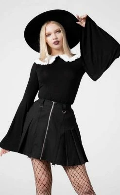 Killstar Clothing Samantha Long Sleeve Top